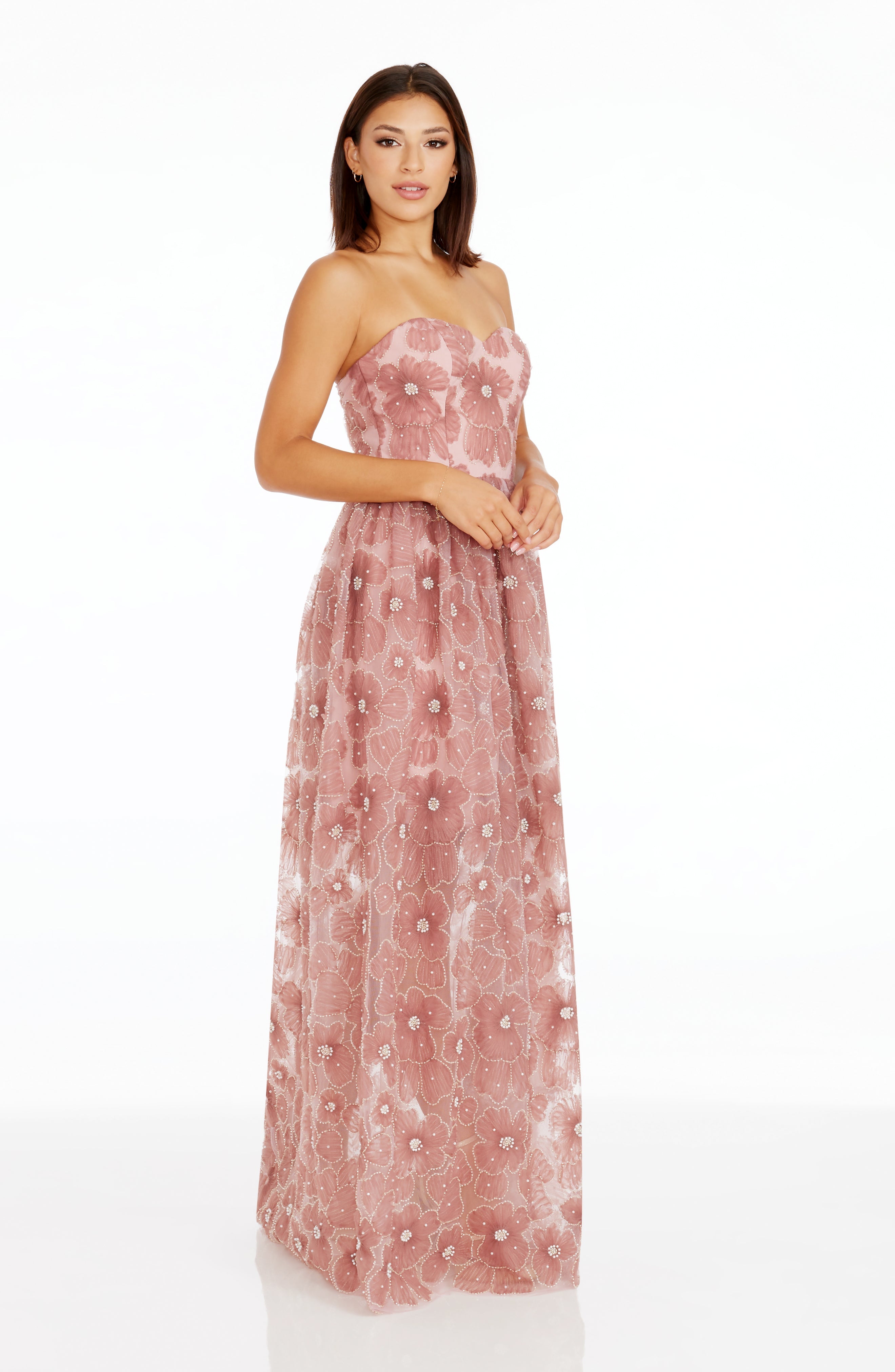 Audrina Sheer Gown