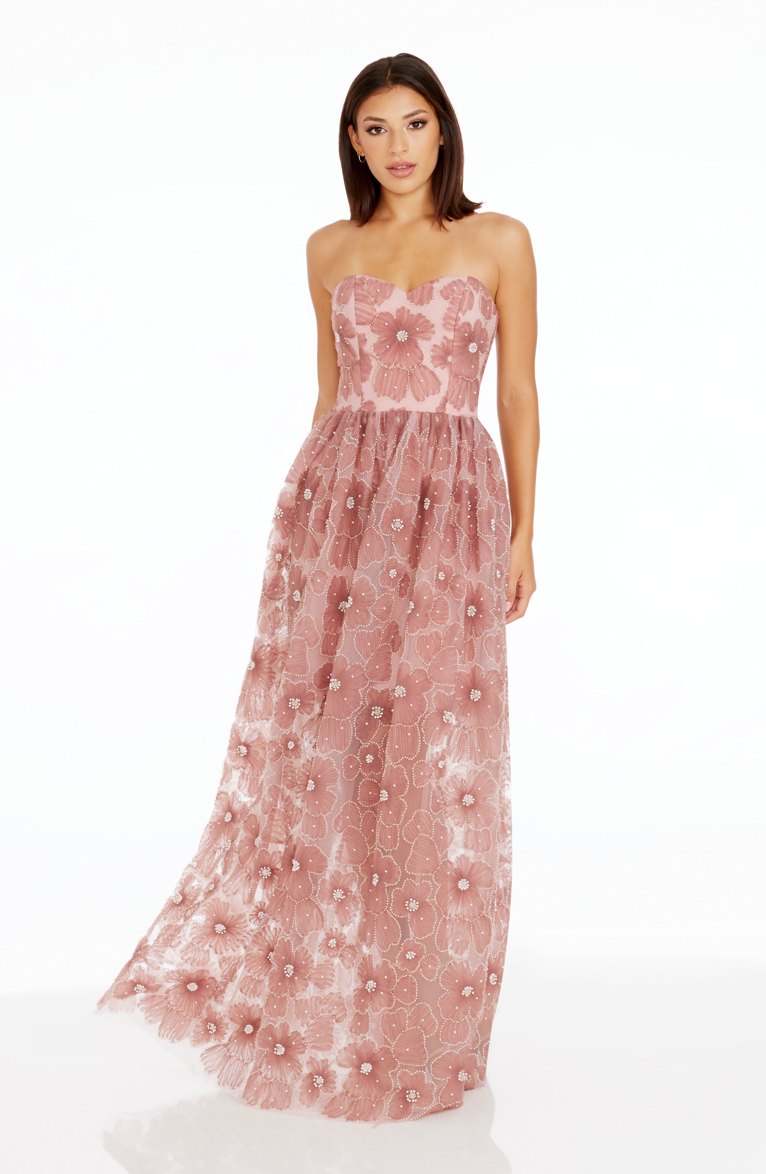 Audrina Sheer Gown
