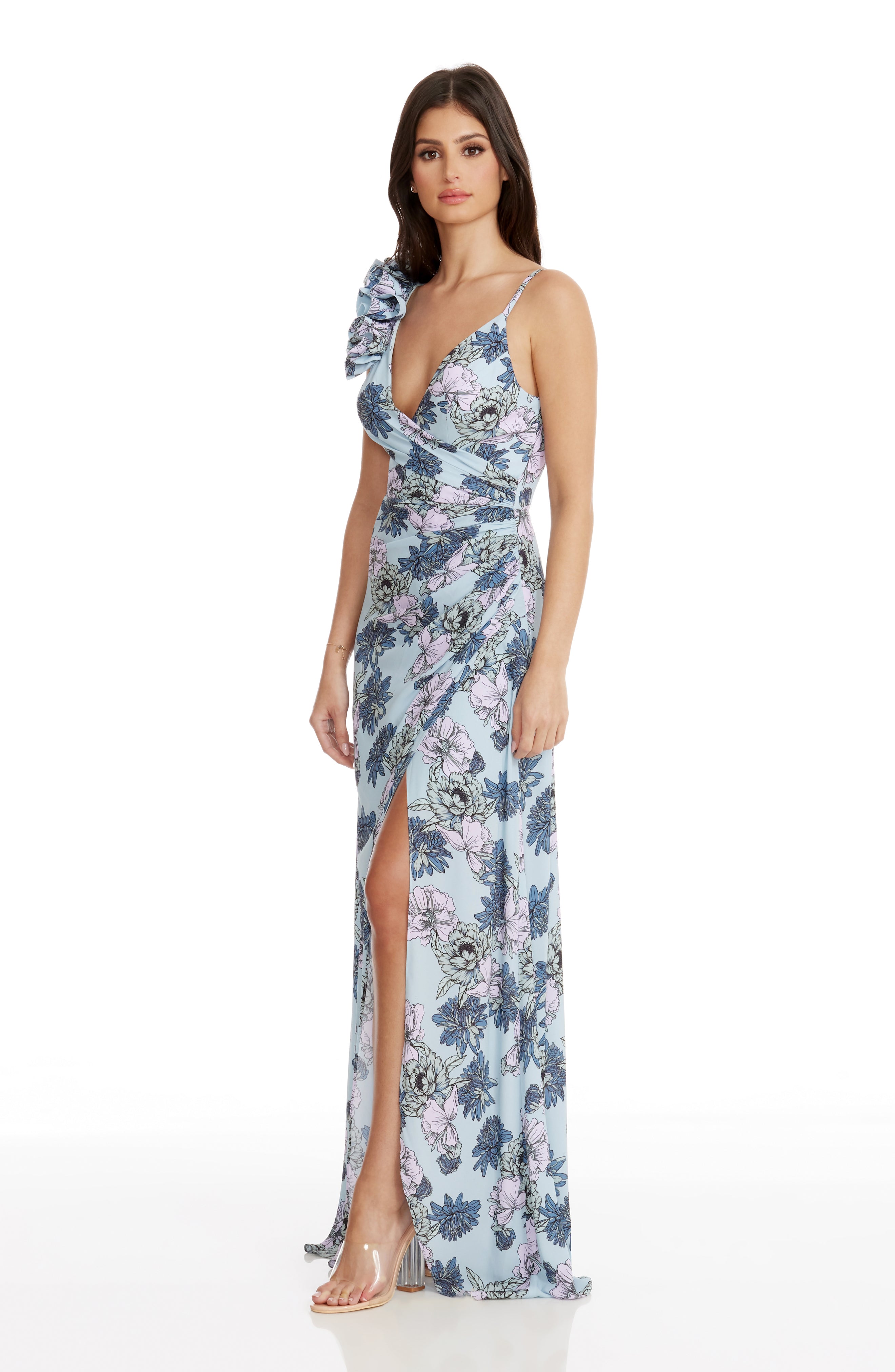 Camelia Floral Gown