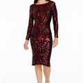 Emery Baroque Sequin Dress