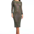 Emery Beaded Mesh Dress