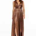 Jaclyn Metallic Gown