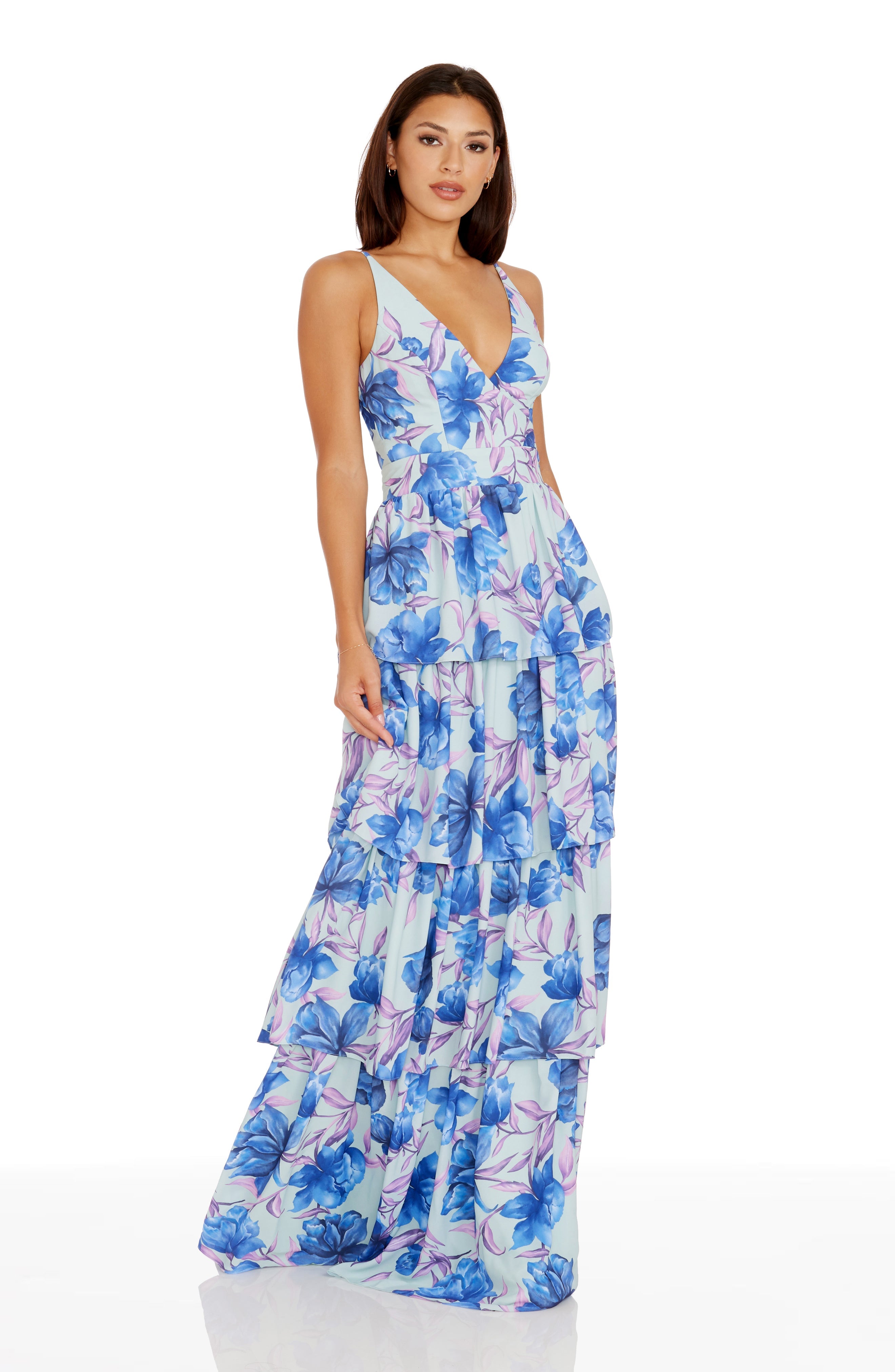 Lorain Floral Gown
