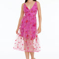 Paulette 3D Rose Dress
