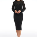Pilar Mixed Media Dress
