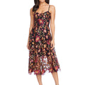Uma Plumeria Embroidery Dress
