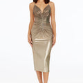 Viv Metallic Ombre Dress